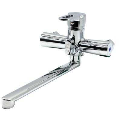 Grosna Single Hole Bathtub New Arrival Muti Function Bathtub Faucets Chrome Bath White Shower Set Bathtub Mixer Tap