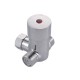 Three way double outlet triangle triangular water separator valve