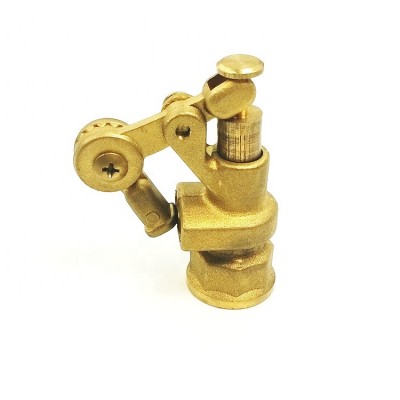 1-1/2" Npt Brass Float Check Valve 4 Inch Ball Float Valve Assembly Female Flow Outlet Water Tank Float Ball Valve