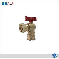 Brass Floor Heating Boiler Triangle Valve Water Angle Valve